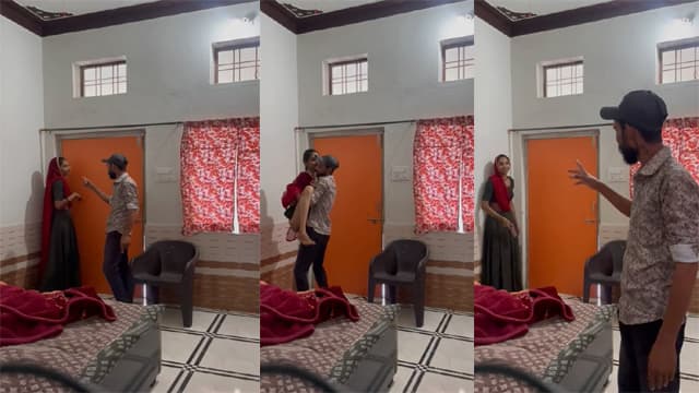 Rajasthani Bhabhi Affair – Friend Hard Riding MMS