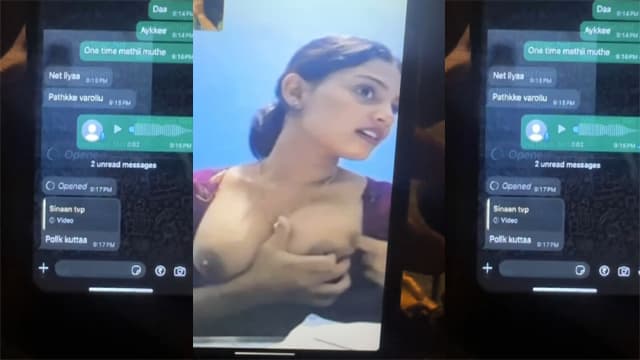 Tamil Girlfriend Showing Boobs Fucking Video