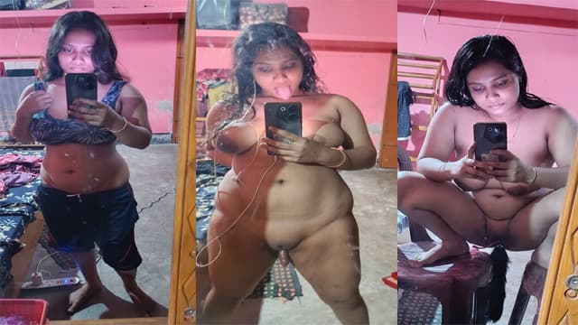 Horny Indian Wife Double Hole Dildo Show